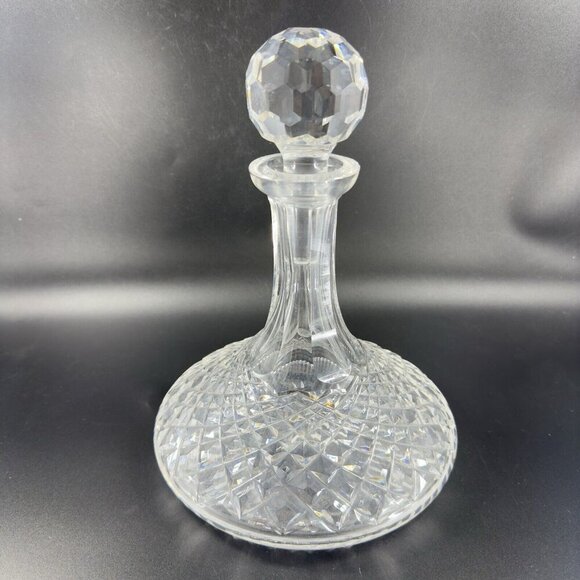 Waterford Clear Crystal Glass Liquor Decanter Stopper Container Heavy Elegant - Picture 15 of 15